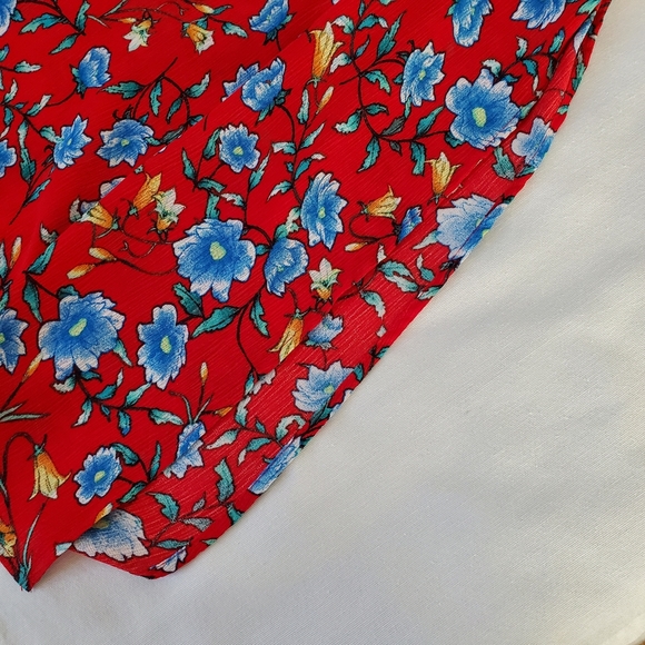 Red Floral Maxi Dress | S - Picture 3 of 6